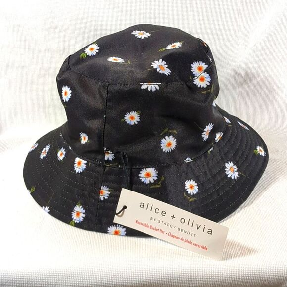 Alice + Olivia Daisy Bucket Hat New With Tag - Picture 1 of 4